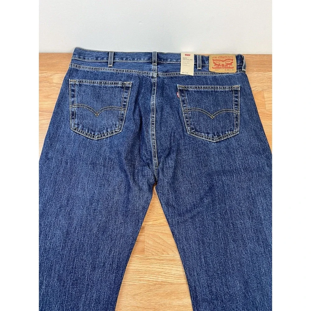 Levi's 505 Regular‎ Straight Leg Jeans Men's Size 40 x 32 NEW